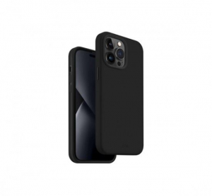 Uniq Lino Hue Apple iPhone 14 Pro Max MagSafe szilikon tok fekete (UNIQ-IP6.7PM(2022)-LINOHMGRY)