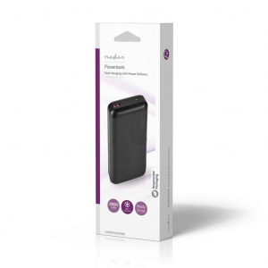 Nedis UPBKPD20000BK Power Bank 20000mAh fekete