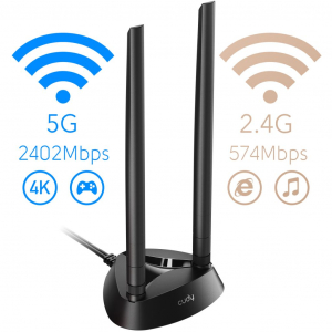 Cudy AX5400 Wi-Fi 6/6E Bluetooth 5.0 PCIe Adapter külső antennával (WE4000)