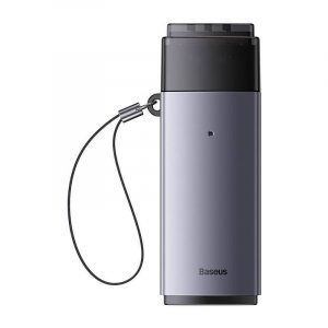 Baseus Lite Series SD/TF memóriakártya olvasó USB szürke (WKQX060013)