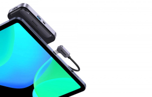 Baseus PadJoy Series Hub 4in1 USB-C to USB 3.0 HDMI USB-C PD jack 3.5mm szürke (WKWJ000013)
