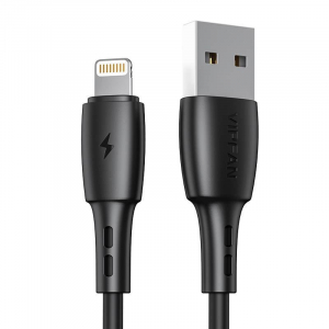 Vipfan Racing X05 Kábel USB do Lightning 3A 1m (X05LT-1m-black)