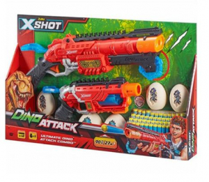 Zuru X-Shot Dino Attack Combo Pack két fegyveres szett (XSH4859)