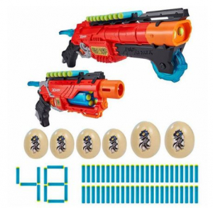 Zuru X-Shot Dino Attack Combo Pack két fegyveres szett (XSH4859)