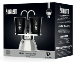 Bialetti Mini Express indukciós 2 személyes kávéfőző szett (7310)