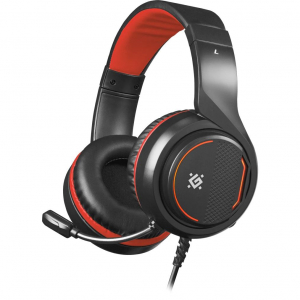 Defender Apex Pro gaming headset fekete-piros (64526)