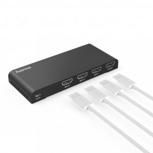 Hama 3 portos 4K HDMI switch (121770)