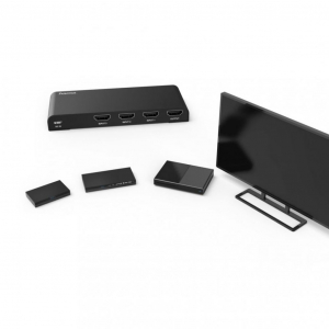 Hama 3 portos 4K HDMI switch (121770)