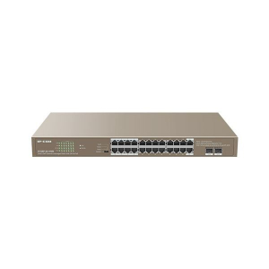 IP-COM 24x 1Gbps PoE + 2x SFP switch (G1126P-24-410W)