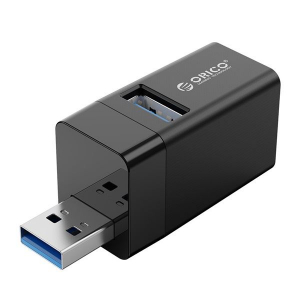 Orico 1x USB 3.0 + 2x USB 2.0 Hub fekete (MINI-U32-BK)