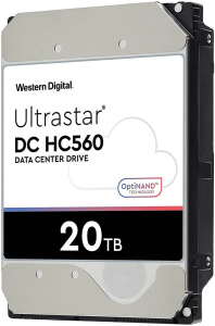 20TB WD 3.5" Ultrastar DC HC560 SATA szerver winchester (0F38785/WUH722020BLE6L4)