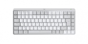 Logitech Machez készült MX Mechanical Mini Amerikai nemzetközi (Qwerty) Tactile Quiet billentyűzet halványszürke (920-010799)