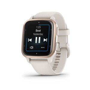 Garmin Venu Sq 2 Music okosóra törtfehér, világosarany kerettel (010-02700-11)