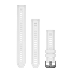 Garmin óraszíj extra hosszú kiegészítő pánttal (Instinct 2S) szilikon, 20mm fehér (010-13104-06)