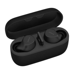 Jabra Evolve2 Buds USB-A UC sztere&oacute; Bluetooth headset fekete vezet&eacute;k n&eacute;lk&uuml;li t&ouml;ltővel (20797-989-989)