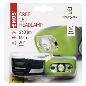 Emos CREE LED tölthető fejlámpa 5W (P3534)