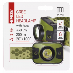 Emos CREE LED fejlámpa (P3539)