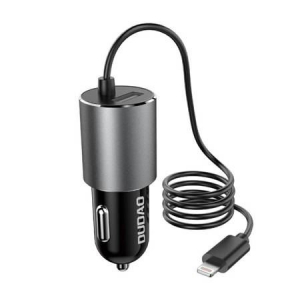 DUDAO R5ProL autós töltő USB-A + Lightning kábel (6973687240516)