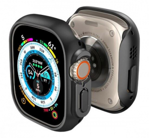 Spigen Thin Fit Apple Watch Ultra 49mm fekete tok (ACS05458)