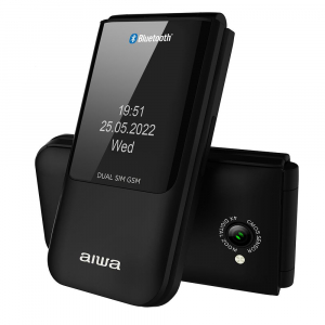 Aiwa FP-24BKMKII Dual-Sim mobiltelefon fekete