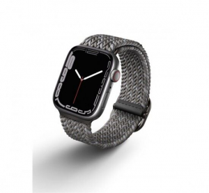Uniq Aspen Designer Edition Apple Watch 42/44/45/49mm fonott szíj  szürke (UNIQ-45MM-ASPDEPGRY)