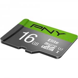 16GB microSDHC PNY Elite U1 + adapter (P-SDU16GU185GW-GE)