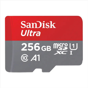 256GB microSDXC Sandisk Ultra CL10 A1 + adapter (SDSQUAC-256G-GN6MA / 215423)