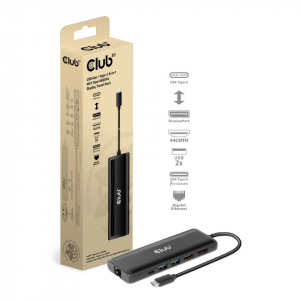 CLUB3D univerzális dokkoló állomás USB-C (CSV-1597)