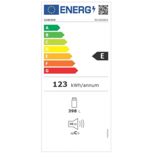 Gorenje R619EABK6 fagyasztó néklüli hűtőszekrény fekete