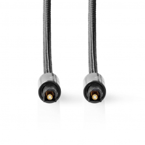 Nedis TosLink optikai audi&oacute; k&aacute;bel 1m sz&uuml;rke (CATB25000GY10)