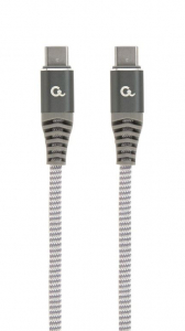 Gembird USB Type-C - USB Type-C Power Delivery adat- és töltőkábel 1,5m (CC-USB2B-CMCM60-1.5M)