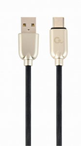 Gembird USB Type-C - USB-A adat- és töltőkábel 2m fekete (CC-USB2R-AMCM-2M)