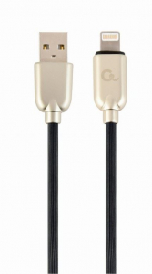 Gembird 8-pin - USB-A adat- és töltőkábel 2m fekete (CC-USB2R-AMLM-2M)