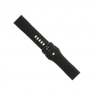 FIXED univerzális 20mm-es okosóra pót szilikon szíj fekete (FIXSST-20MM-BK)