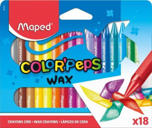 Maped "Color`Peps Wax" zsírkréta 18 db (861012)