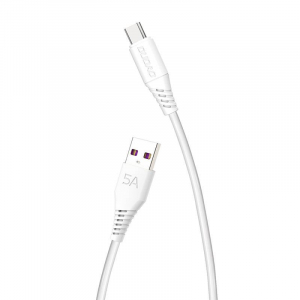 DUDAO L2T USB-A - USB-C kábel 2m fehér (6970379614785)