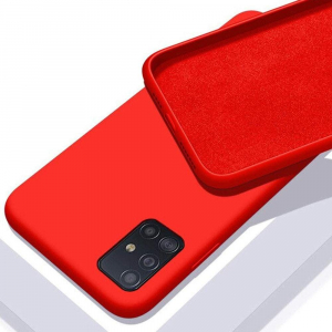 Cellect Huawei P40 Lite E premium szilikon tok piros (CEL-PREMSIL-P40LE-R)