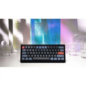 Keychron Q4 Swappable RGB Backlight Knob ISO barebone billentyűzet fekete (Q4-E1)