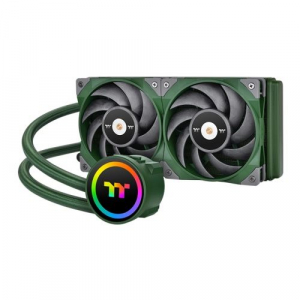 Thermaltake TOUGHLIQUID 240 ARGB Sync All-In-One univerzális vízhűtés Racing Green - zöld (CL-W319-PL12RG-A)