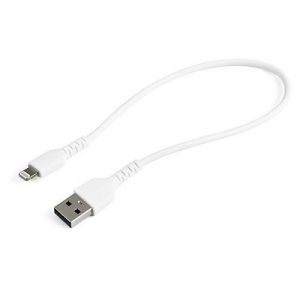 Startech.com USB-A - Lightning adat- és töltőkábel 30cm fehér (RUSBLTMM30CMW)