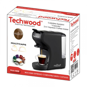 Techwood TCA-196N kapszulás kávéfőző fekete