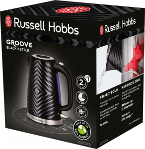 Russell Hobbs 26380-70 Groove vízforraló fekete