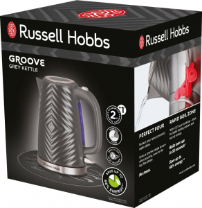 Russell Hobbs Groove vízforraló szürke (26382-70)