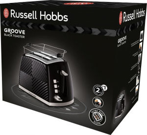 Russell Hobbs 26390-56 Groove kenyérpirító fekete