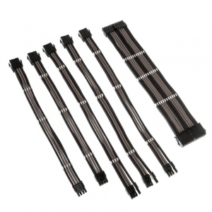 Kolink Core Adept Braided kábel hosszabbító szett fekete-sötétszürke (5999094004788)