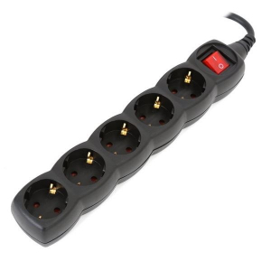 OMEGA h&aacute;l&oacute;zati eloszt&oacute; 5 aljzat fekete 5m (OL5G5)