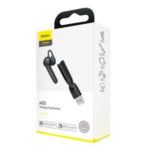 Baseus A05 Bluetooth 5.0 fülhallgató fekete (NGA05-01)