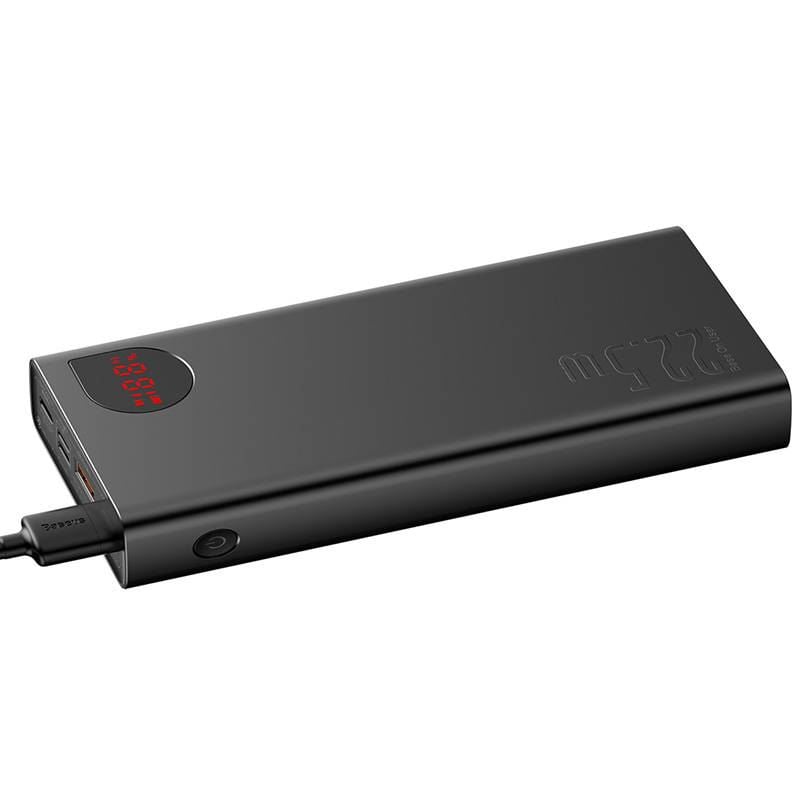 Baseus Adaman Metal Powerbank 20000mAh, 22.5W Fekete (PPAD070101)