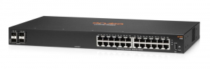 HPE Aruba 6100 24 port LAN + 4 port SFP+ PoE switch (JL678A)