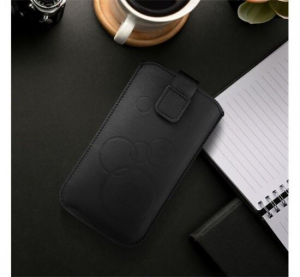 Forcell Deko XXL Apple iPhone 13/13 Pro univerzális tok fekete (60779)